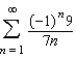 Determine the convergence or divergence of the series using any appropriate test from this chapter. Identify the test used.   A)    B)    C)    D)    E)   