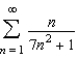 Determine the convergence or divergence of the series   using any appropriate test. A)    B)   
