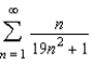 Identify the most appropriate test to be used to determine whether the series   converges or diverges. A)    B)    C)    D)    E)   