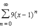 Find the values of x for which the series   converges. A)    B)    C)    D)    E)   