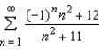 Consider the series   . Review the Alternating Series Test to determine which of the following statements is true for the given series. A)  Since   for some n, the series diverges. B)  Since   cannot be shown to be true for all n, the Alternating Series Test cannot be applied. C)  The series converges. D)  Since   cannot be shown to be true for all n, the series diverges. E)  Since   , the series diverges.