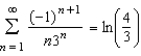 It can be shown that   According to Theorem 9.15, the partial sum   approximates   with error less than how much? A)    B)    C)    D)    E)   