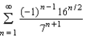 Determine whether the series   converges absolutely, converges conditionally, or diverges. A)    B)  converges conditionally C)   
