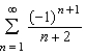 Determine whether the series   converges conditionally or absolutely, or diverges. A)  The series converges conditionally but does not converge absolutely. B)  The series converges absolutely but does not converge conditionally. C)  The series diverges. D)  The series converges absolutely.