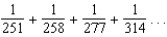 Determine the convergence or divergence of the series   . A)    B)   