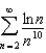 Use the Integral Test to determine the convergence or divergence of the series.   A)  diverges B)  Integral Test inconclusive C)  converges