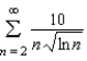 Use the Integral Test to determine the convergence or divergence of the series.   A)  diverges B)  converges C)  Integral Test inconclusive