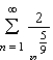 Use Theorem 9.11 to determine the convergence or divergence of the series.   A)  converges B)  diverges C)  Theorem 9.11 inconclusive