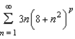 Find the positive values of   for which the series   converges. A)  The series converges for   . B)  The series converges for   . C)  The series diverges for all positive values of   . D)  The series converges for   . E)  The series converges for   .