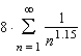 Determine the convergence or divergence of the series.   A)  converges B)  diverges C)  cannot be determined