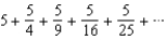 Write the first five terms of the sequence of partial sums.   A)    B)    C)    D)    E)   