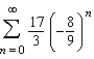 Match the series with the graph of its sequence of partial sums.   A)    B)    C)    D)    E)   