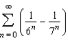 Find the sum of the convergent series   . A)    B)    C)    D)    E)   
