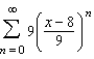 Find all values of x for which the series   converges. A)    B)    C)    D)    E)   