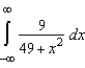 Determine whether the improper integral   diverges or converges. Evaluate the integral if it converges. A)    B)    C)    D)    E)  diverges