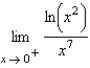 Evaluate the limit   using L'Hopital's Rule if necessary. A)    B)    C)    D)  0 E)   