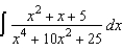 Use partial fractions to find   . A)    (1/   ) arctan(x/   )    B)    C)    (1/   ) arcsin(x/   ) +C D)    E)    arctan(x/   )   
