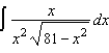 Find the indefinite integral by making the substitution   .   A)    B)    C)    D)    E)   