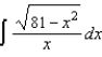 Find the indefinite integral by making the substitution   .   A)    B)    C)    D)    E)   