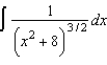 Find the indefinite integral.   A)    B)    C)    D)    E)   