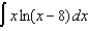 Find the indefinite integral.   A)    B)    C)    D)    E)   