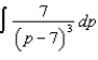 Find the indefinite integral.   A)    B)    C)    D)    E)   