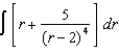 Find the indefinite integral.   A)    B)    C)    D)    E)   