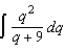 Find the indefinite integral.   A)    B)    C)    D)    E)   