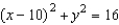 Find the volume of the solid generated by rotating the circle   about the y-axis. A)    B)    C)    D)    E)   