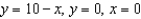 Use the shell method to set up and evaluate the integral that gives the volume of the solid generated by revolving the plane region about the x-axis.   A)    B)    C)    D)    E)   