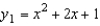 Set up the definite integral that gives the area of the region bounded by the graph of   and   .   A)    B)    C)    D)    E)   