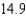 The chief financial officer of a company reports that profits for the past fiscal year were $   million. The officer predicts that profits for the next 7 years will grow at a continuous annual rate somewhere between   % and 6%. Estimate the cumulative difference in total profit over the 7 years based on the predicted range of growth rates. Round your answer to three decimal places. A)  $445.736 billion B)  $30.221 billion C)  $7.023 billion D)  $18.710 billion E)  $57.880 billion