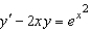 Solve the first order linear differential equation.   A)    B)    C)    D)    E)   