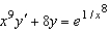 Find the particular solution of the differential equation   that satisfies the initial condition   . A)    B)    C)    D)    E)   
