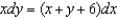 Find the particular solution of the differential equation   that satisfies the boundary condition   . A)    B)    C)    D)    E)   