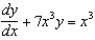 Find the particular solution of the differential equation   passing through the point   . A)    B)    C)    D)    E)   