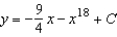 Solve the homogeneous differential equation   . A)    B)    C)    D)    E)   