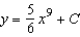 Solve the homogeneous differential equation   . A)    B)    C)    D)    E)   