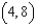 Use the differential equation   and its slope field to find the slope at the point   .   A)  32 B)  1 C)  8 D)  64 E)  16