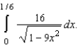 Evaluate the integral   A)    B)    C)    D)    E)   