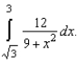 Evaluate the integral   A)    B)    C)    D)    E)   