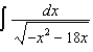 Find the indefinite integral.   A)    B)    C)    D)    E)   