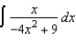 Find the indefinite integral.   A)    B)    C)    D)    E)   