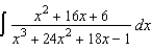 Find the indefinite integral.   A)    B)    C)    D)    E)   