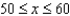 Suppose the demand equation for a product is   Find the average price p on the interval   . Round your answer to the nearest dollar. A)  $67 B)  $83 C)  $57 D)  $565 E)  $52