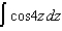 Find the indefinite integral of the following function.   A)    B)    C)    + C D)    E)   