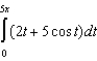 Evaluate the definite integral of the function.   Use a graphing utility to verify your results. A)    B)    C)    D)    E)   