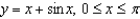 Determine the area of the given region.     A)    B)    C)    D)    E)   