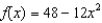 Find the average value of the function   over the interval   . A)  -152 B)  -52 C)  148 D)  248 E)  -252