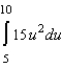 Evaluate the following definite integral by the limit definition.   A)  4375 B)    C)  4372 D)  1125 E)   